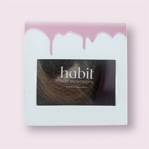 New in Box NIB Habit Hair Clip In Extension VANILLA CONE 3” w x 14” l sealed